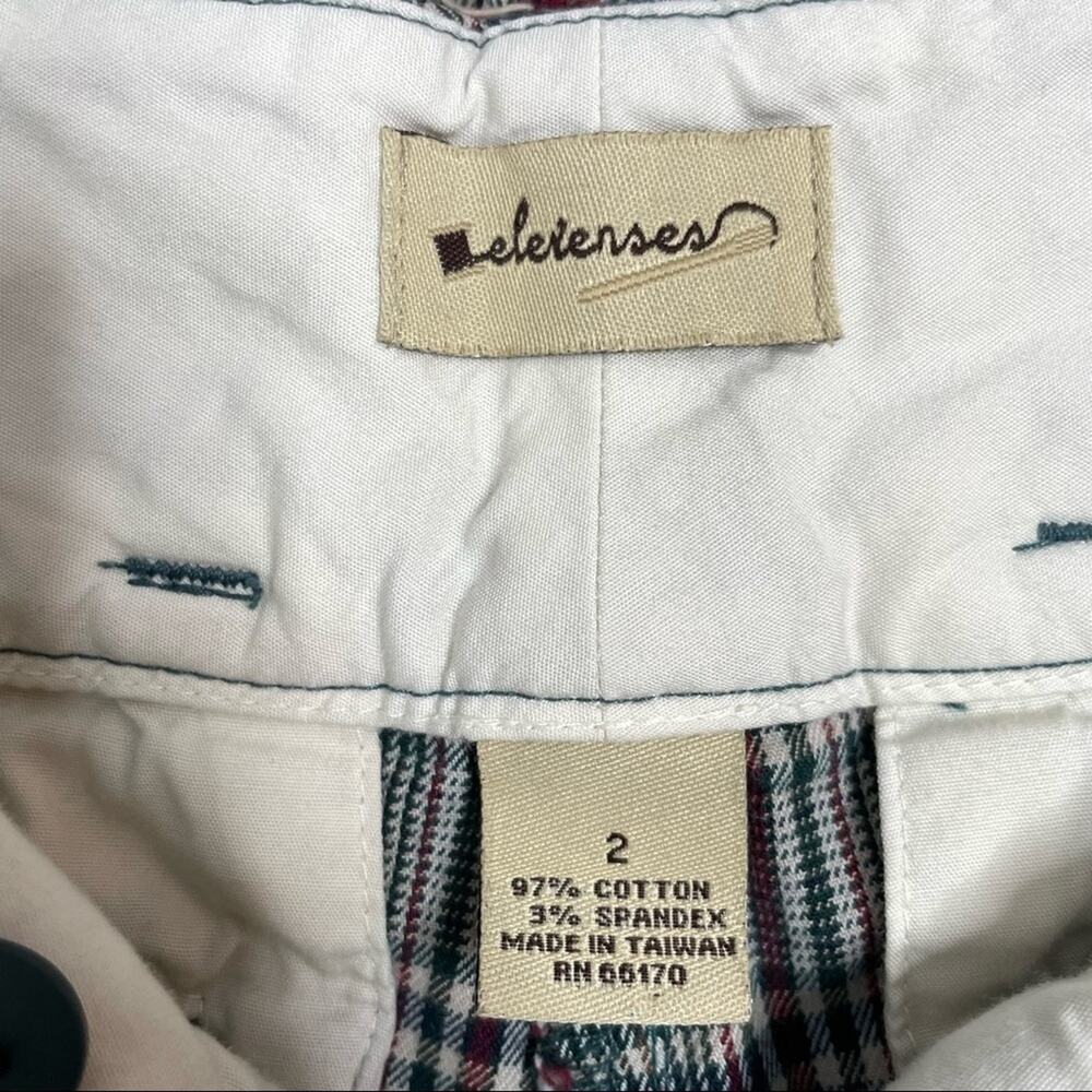 ELEVENSES ANTHROPOLOGIE Plaid Pants Womens Size 2 Indie Twee Academia Retro - Picture 6 of 6